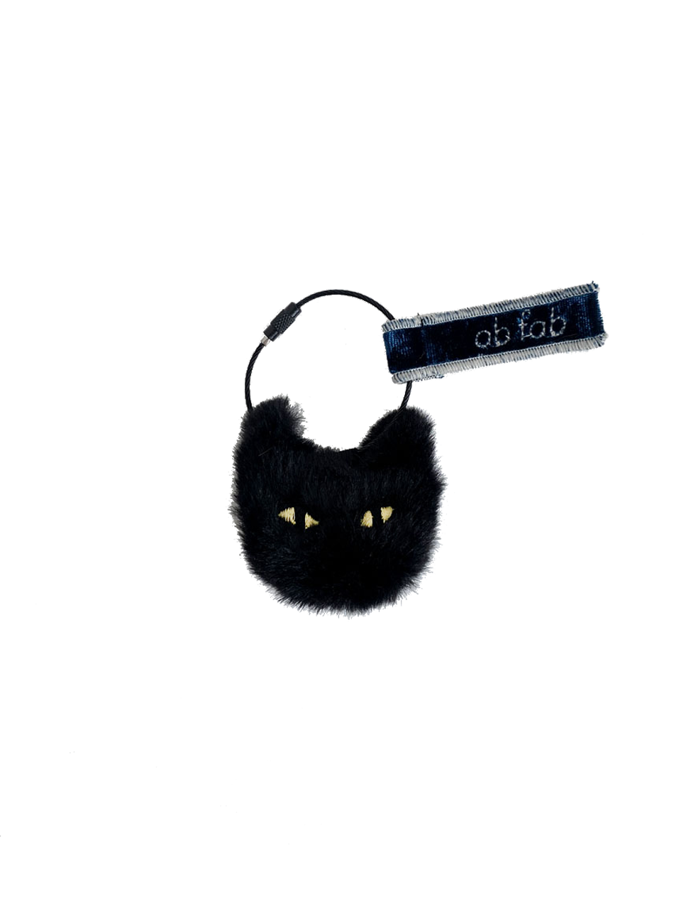 [배송지연] Black cat ( Key ring )