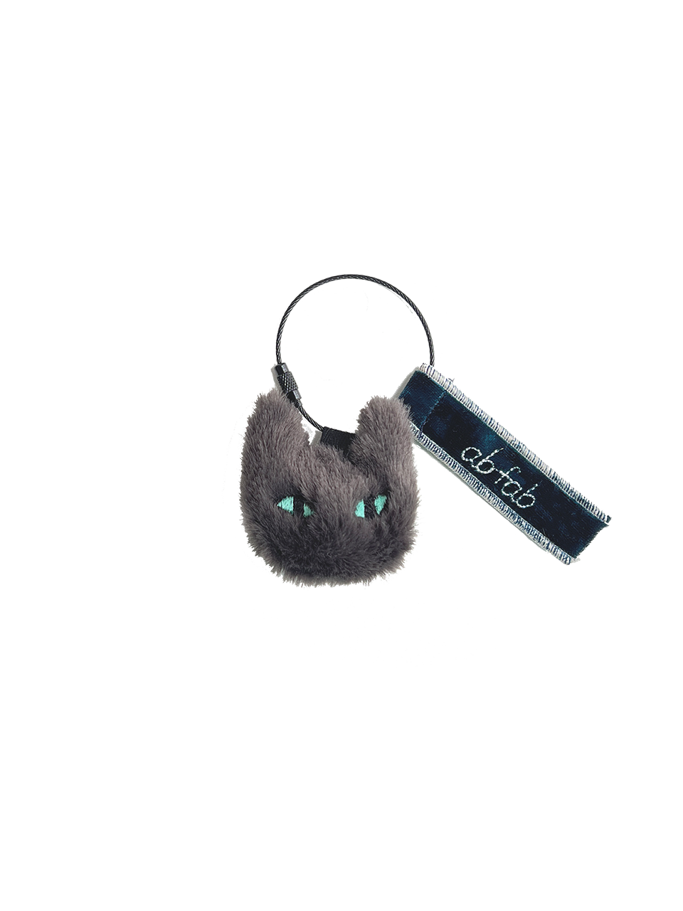 Russian blue cat ( key ring )